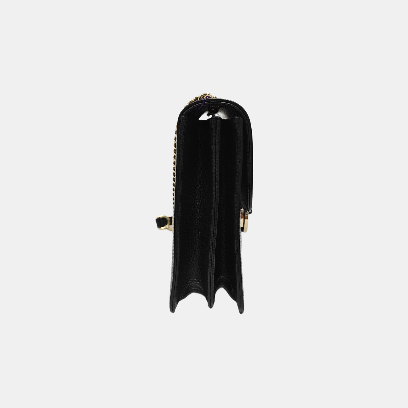 Authenticated pre-owned  Interlocking G Large Calfskin Black - Shoulder Bag at Looply