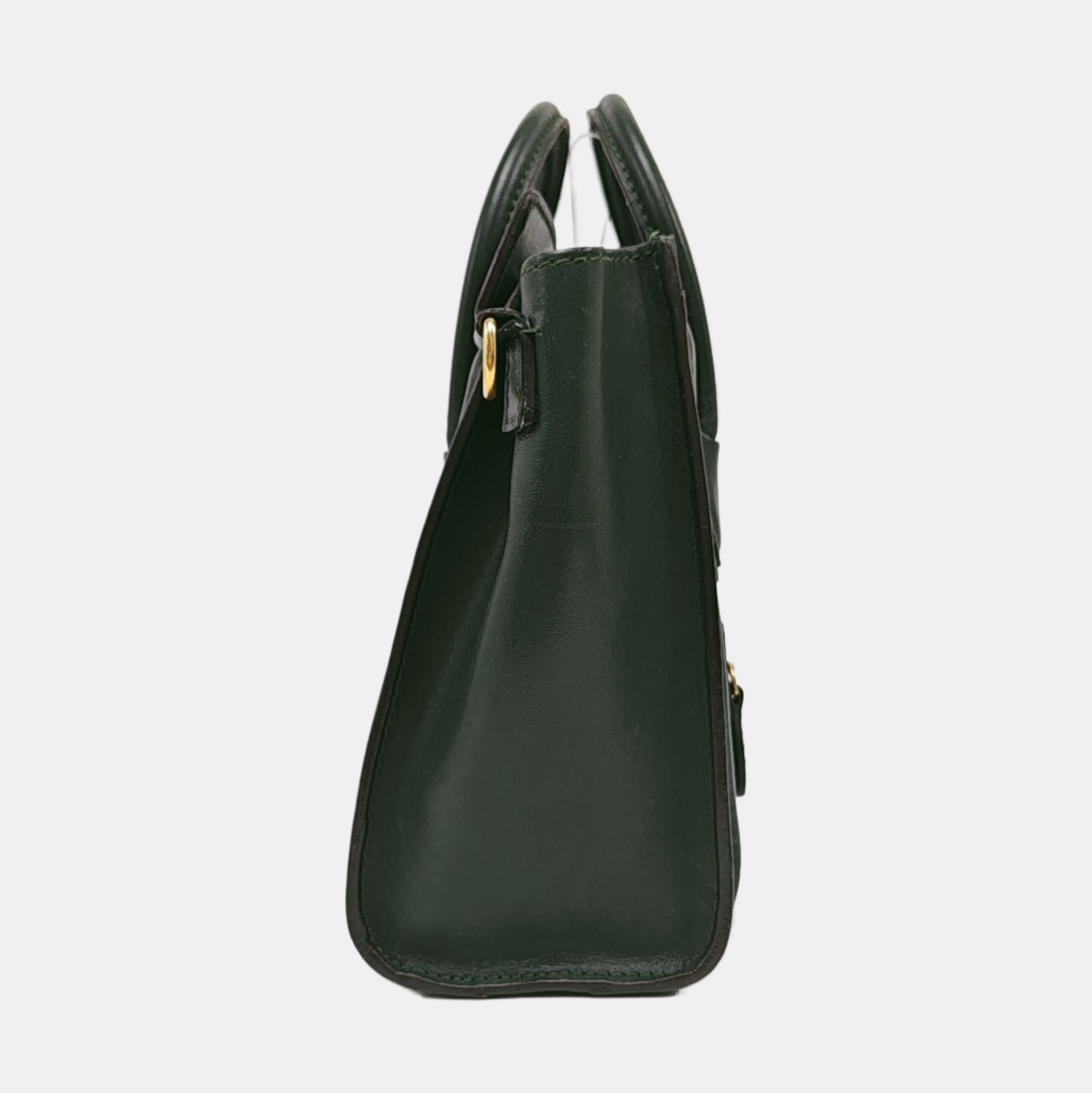 LUGGAGE Nano Calfskin Green