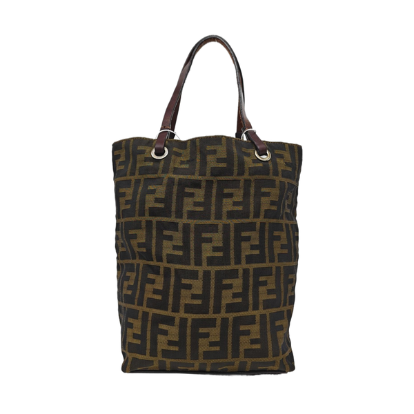 Bolso de tela tote marrón