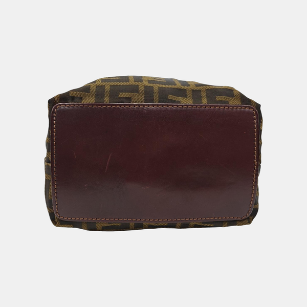 Bolso de tela tote marrón
