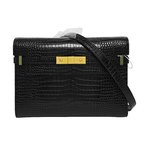 MANHATTAN Medium Calfskin Black