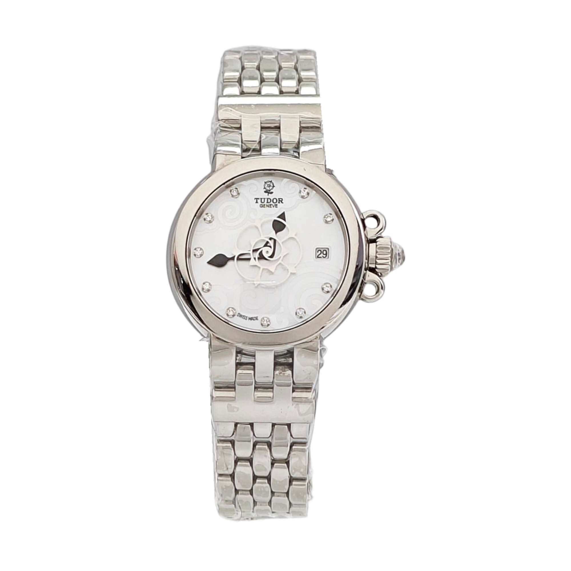 26mm White Automatic Watch