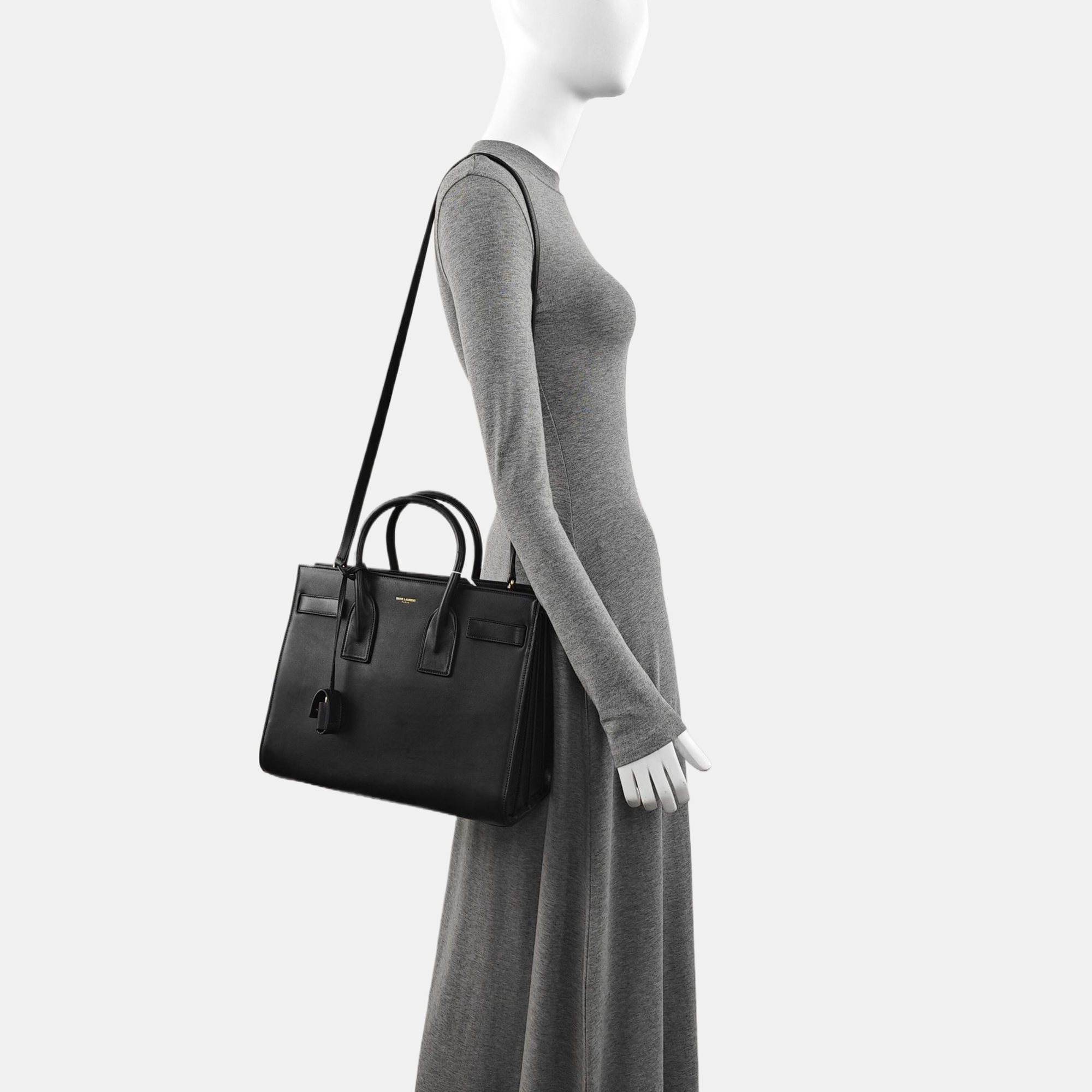SAC DE JOUR Small Calfskin Black