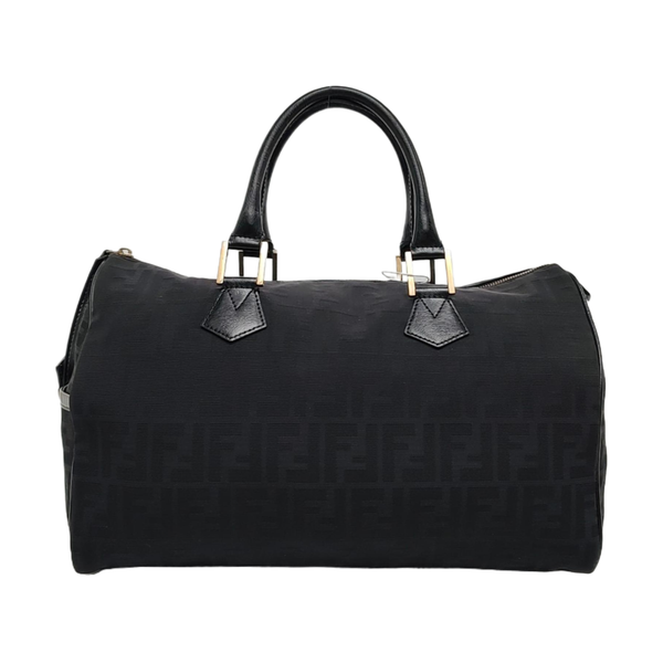 Canvas Top Handle Bag Black