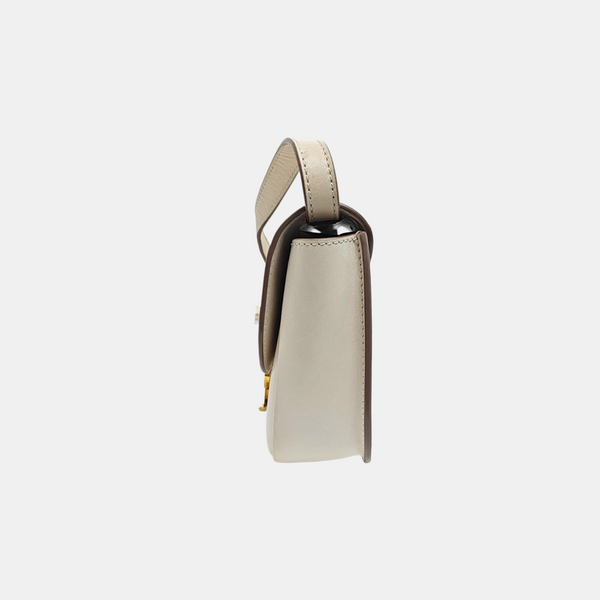 KAIA Small Calfskin White