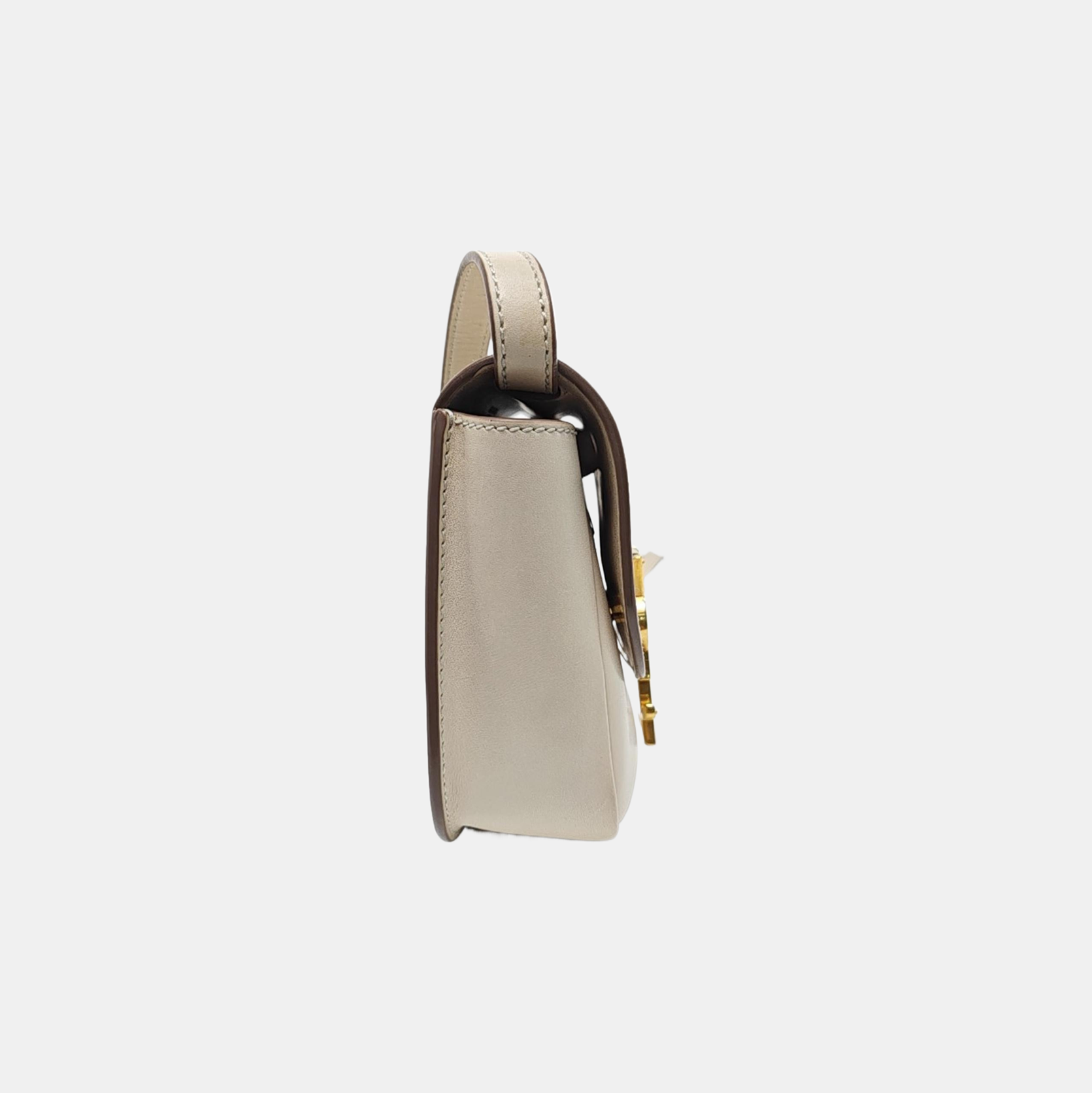 KAIA Small Calfskin White