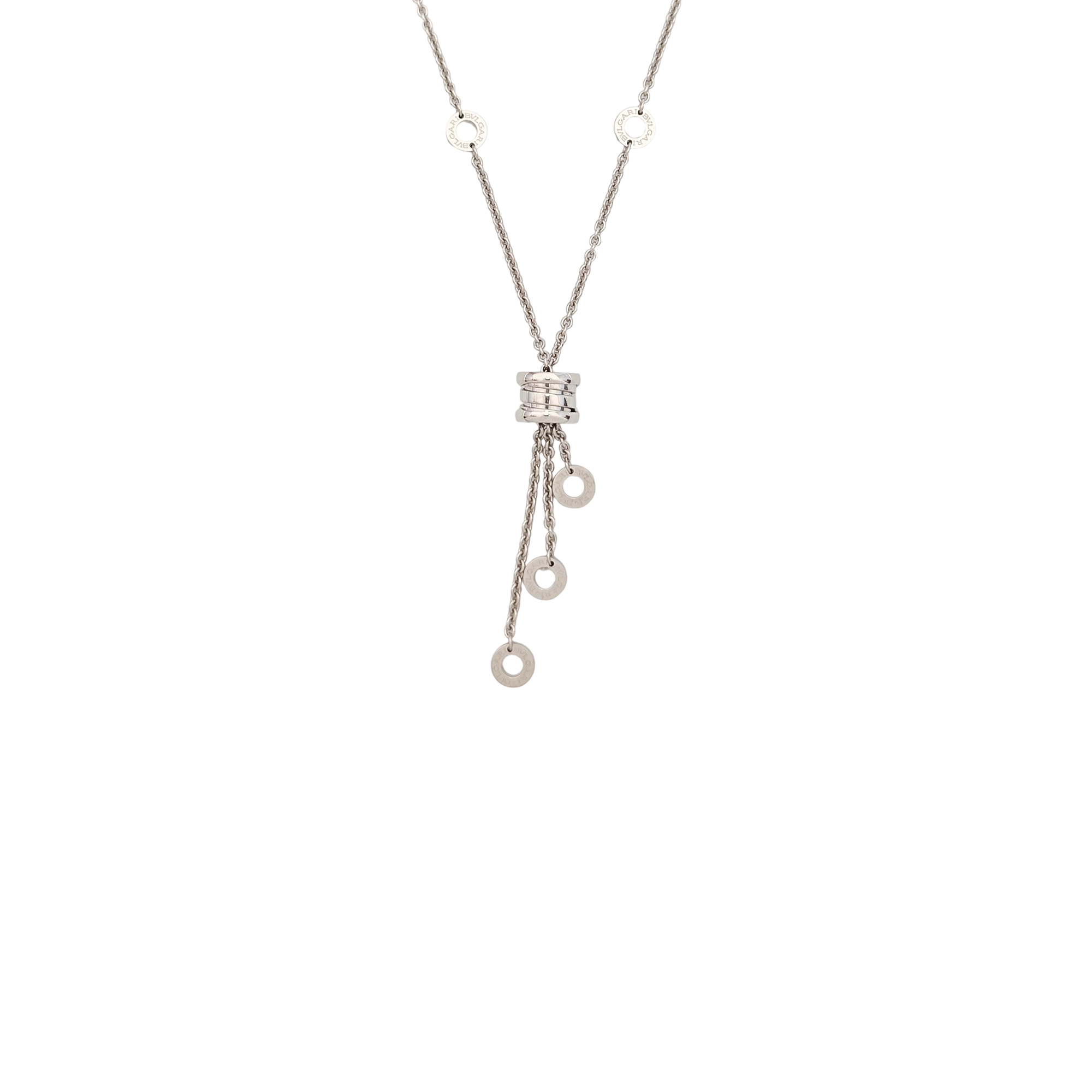 Authenticated pre-owned  B Zero1 18K White Gold Silver Necklace - Necklace at Looply