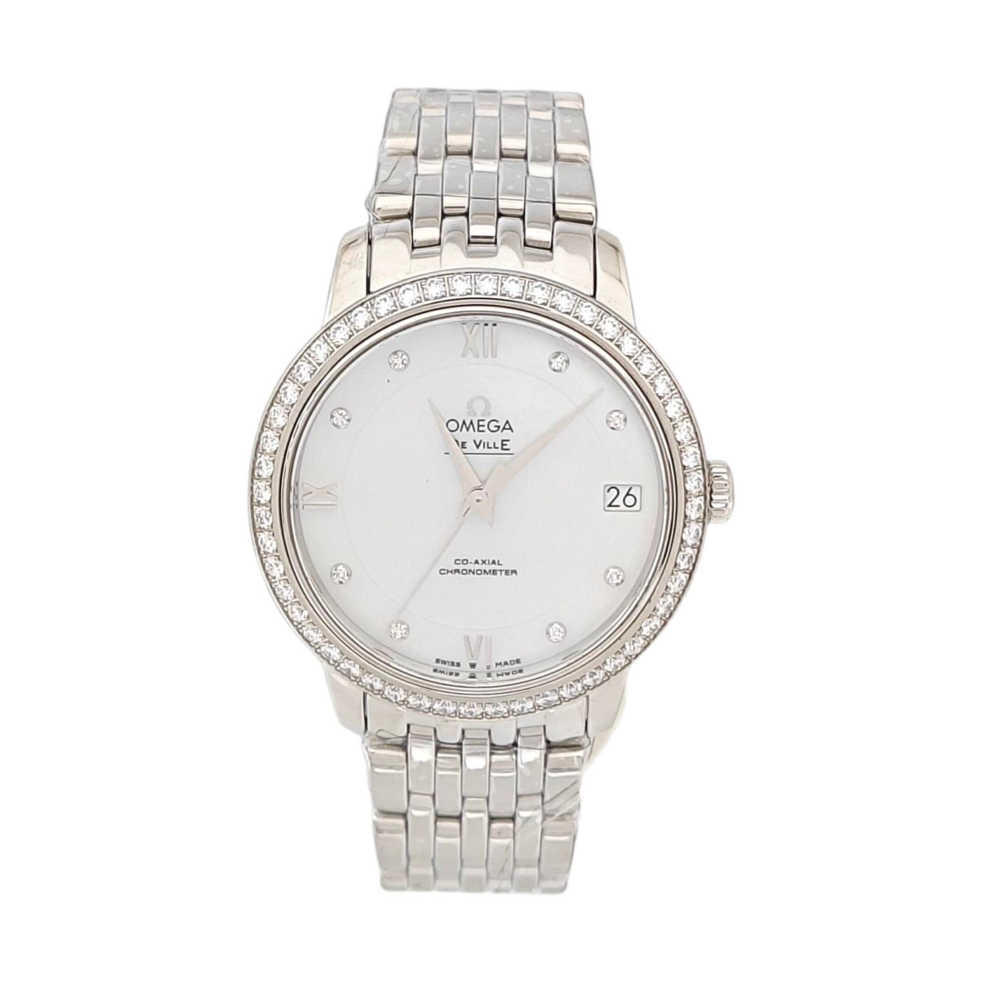 De Ville 32.7mm White Automatic Watch