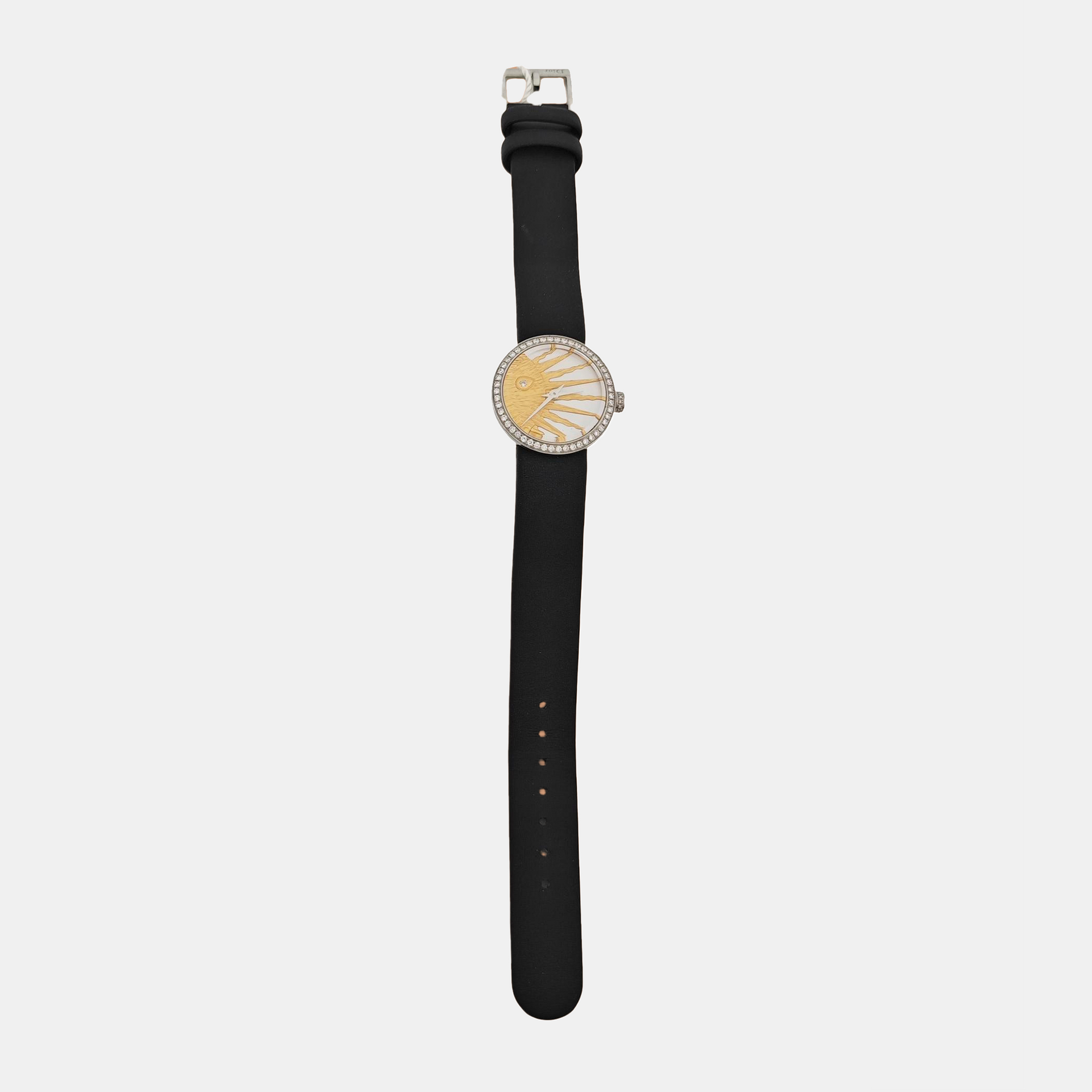 D de Dior Rose Céleste 25mm Gold Quartz Watch
