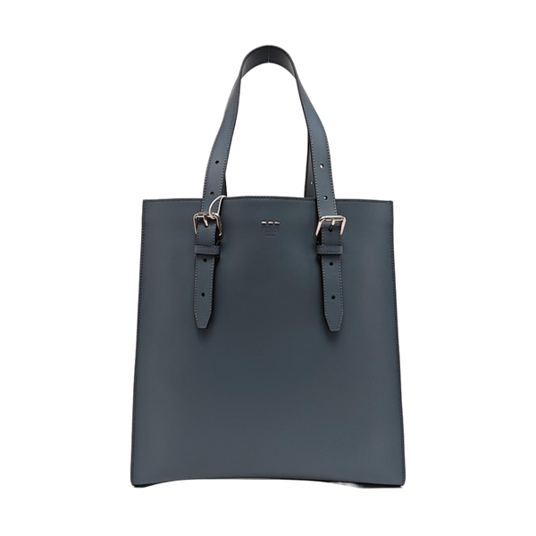 Calfskin Top Handle Bag Blue
