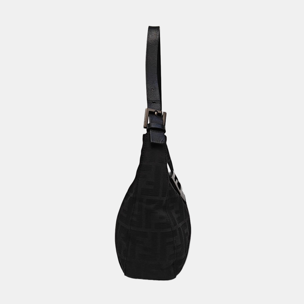 Canvas Top Handle Bag Black