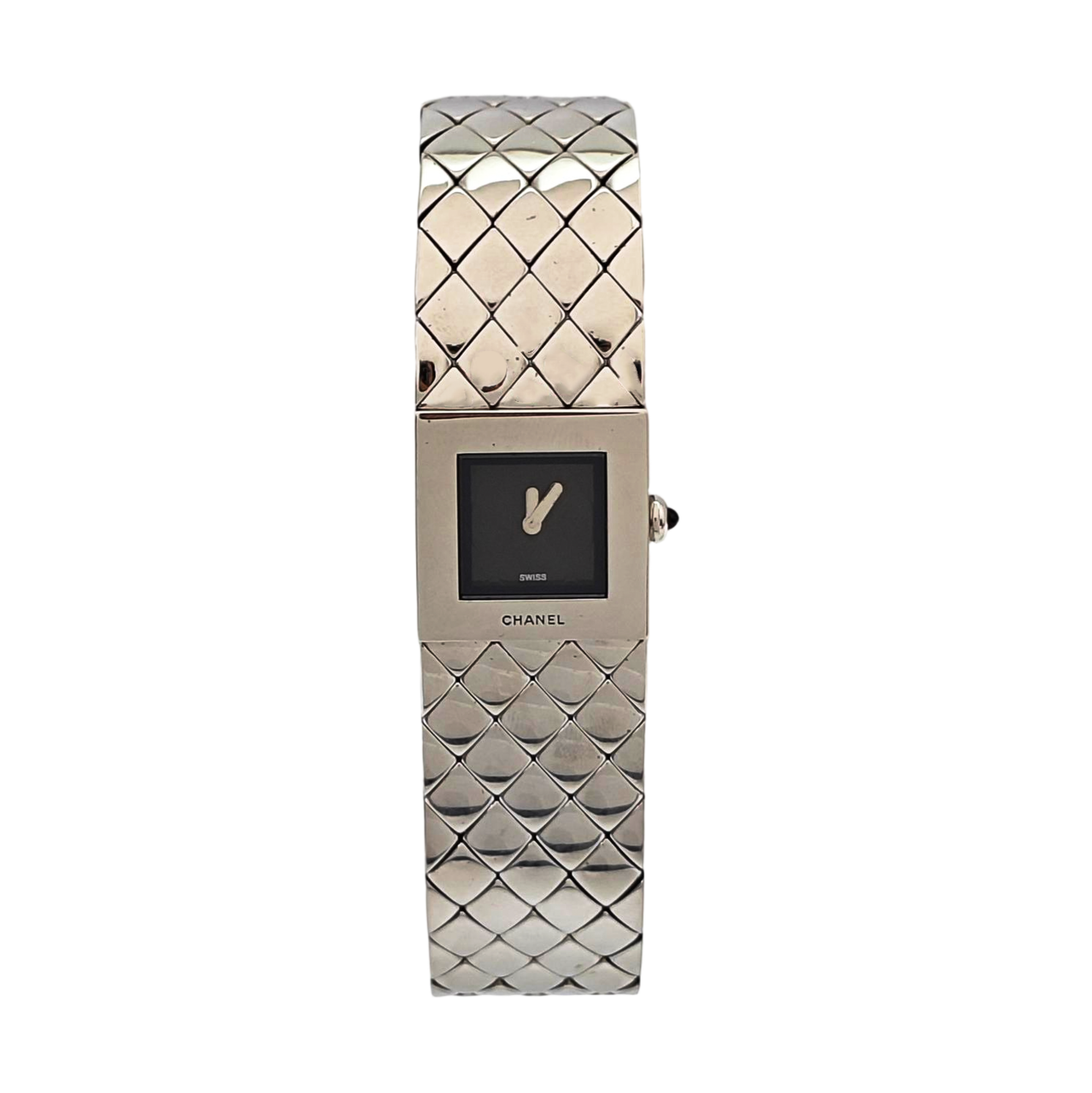 Matelasse 19mm Black Quartz Watch