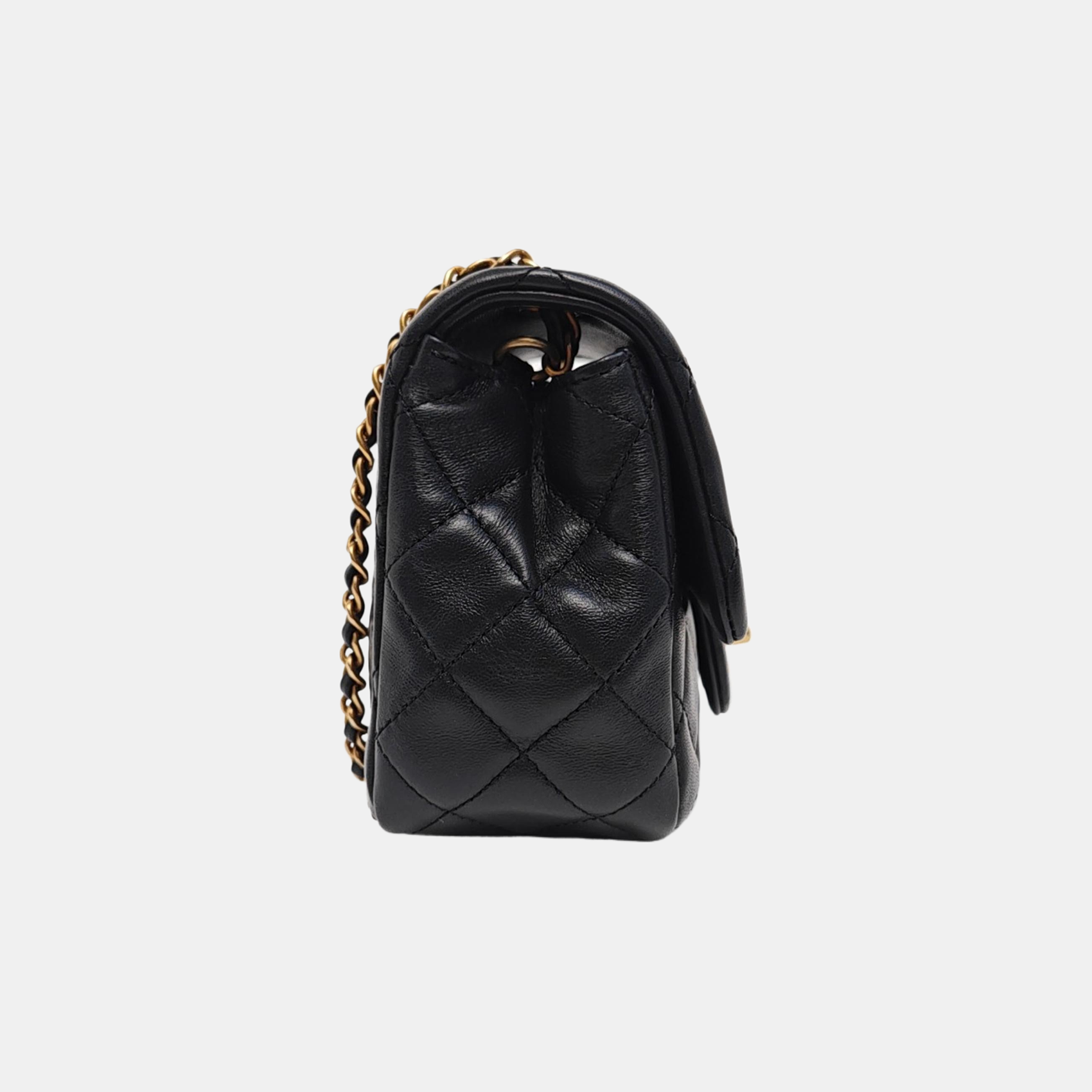 CLASSIC FLAP Mini Quilted Lambskin Black