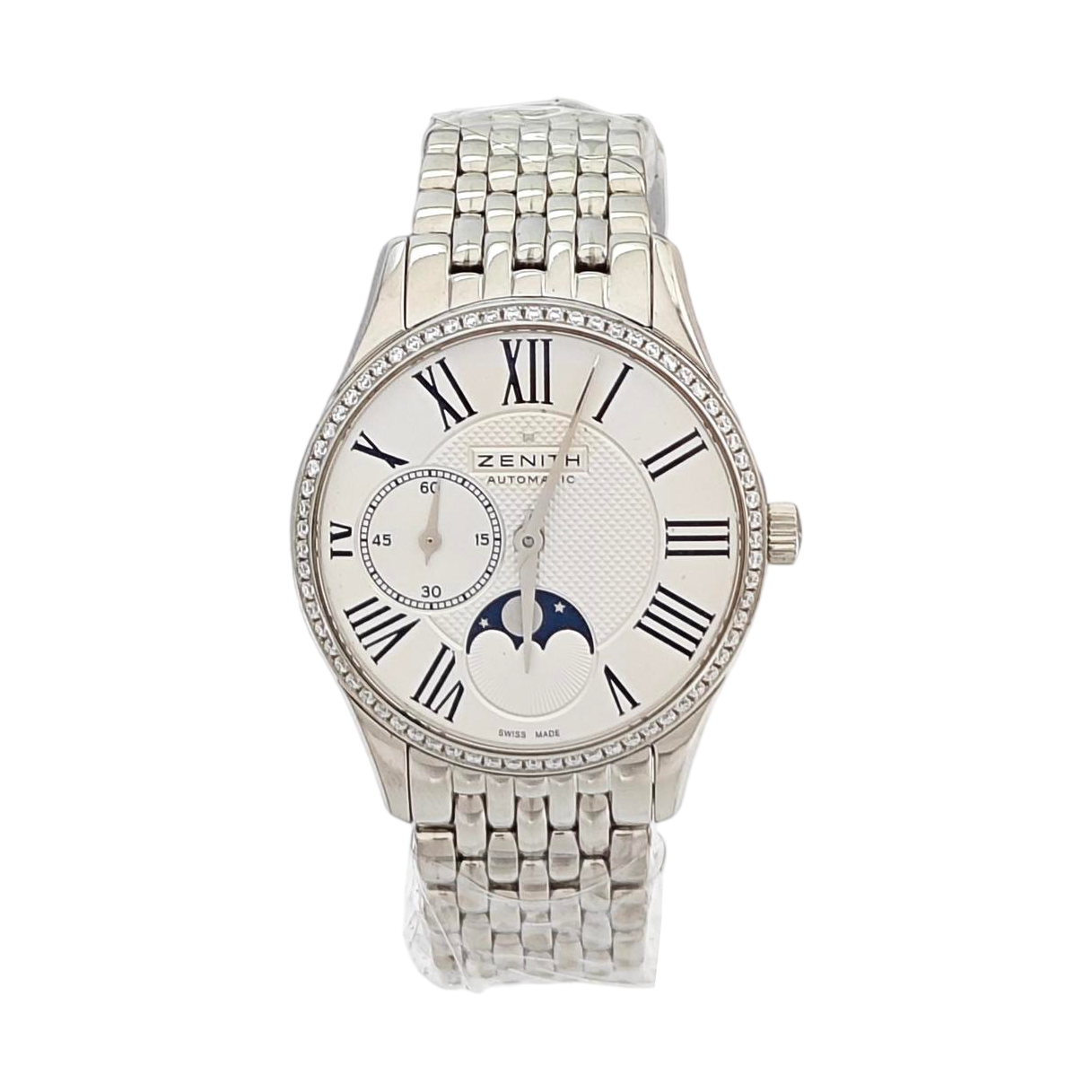 33mm White Automatic Watch