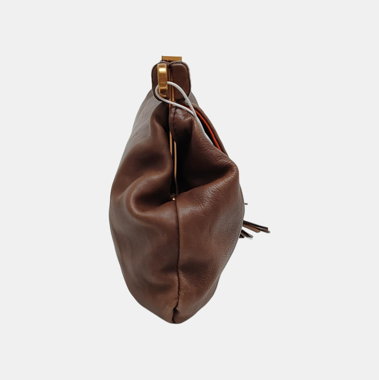 Calfskin Shoulder Bag Brown