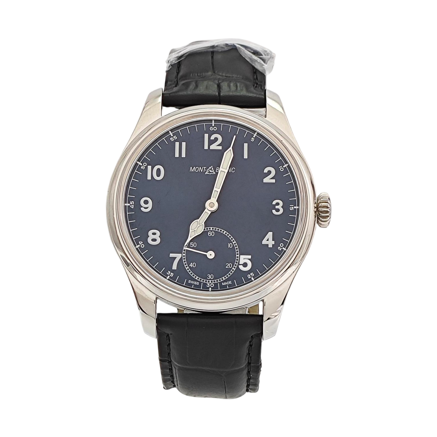1858 44mm Blue Manual Wind Watch