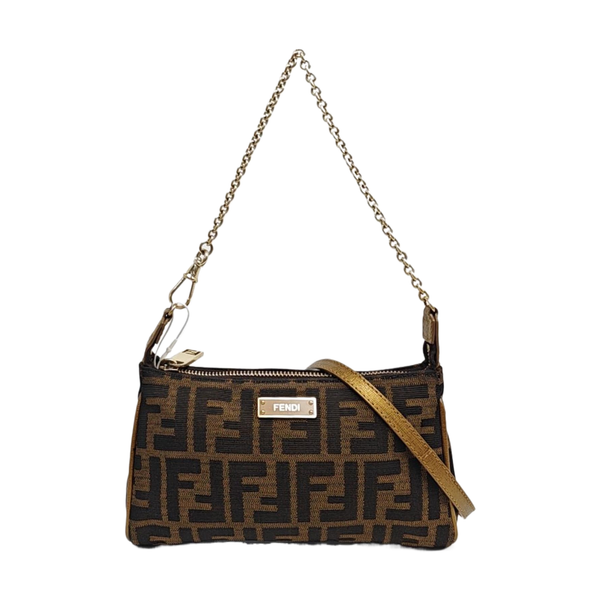 Canvas Shoulder Bag Brown