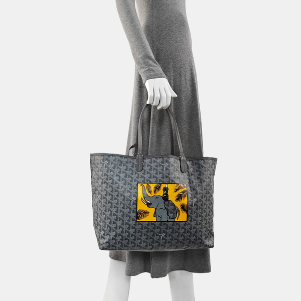 Saint Louis Coated Canvas Gray