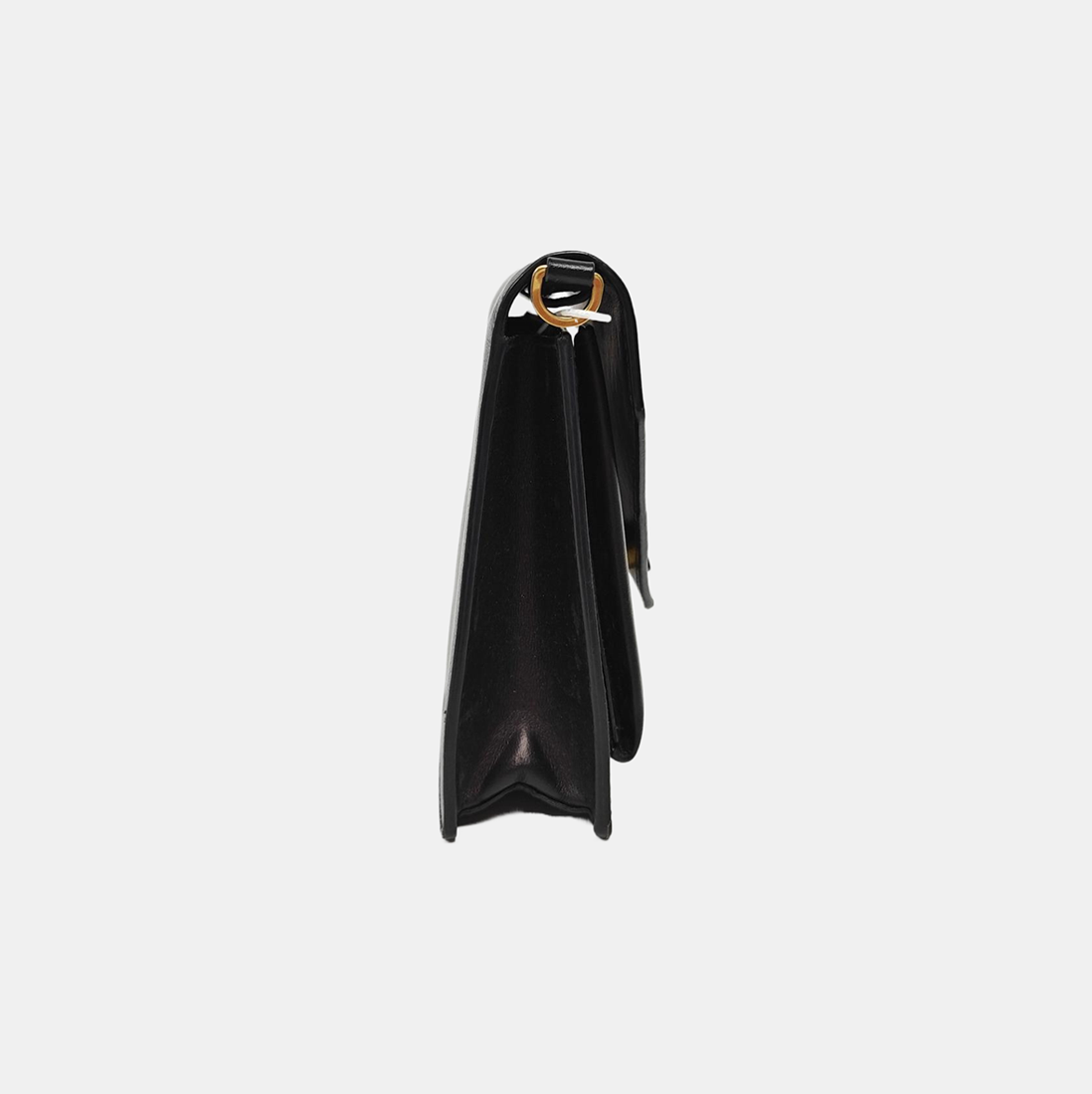 Calfskin Shoulder Bag Mini Black