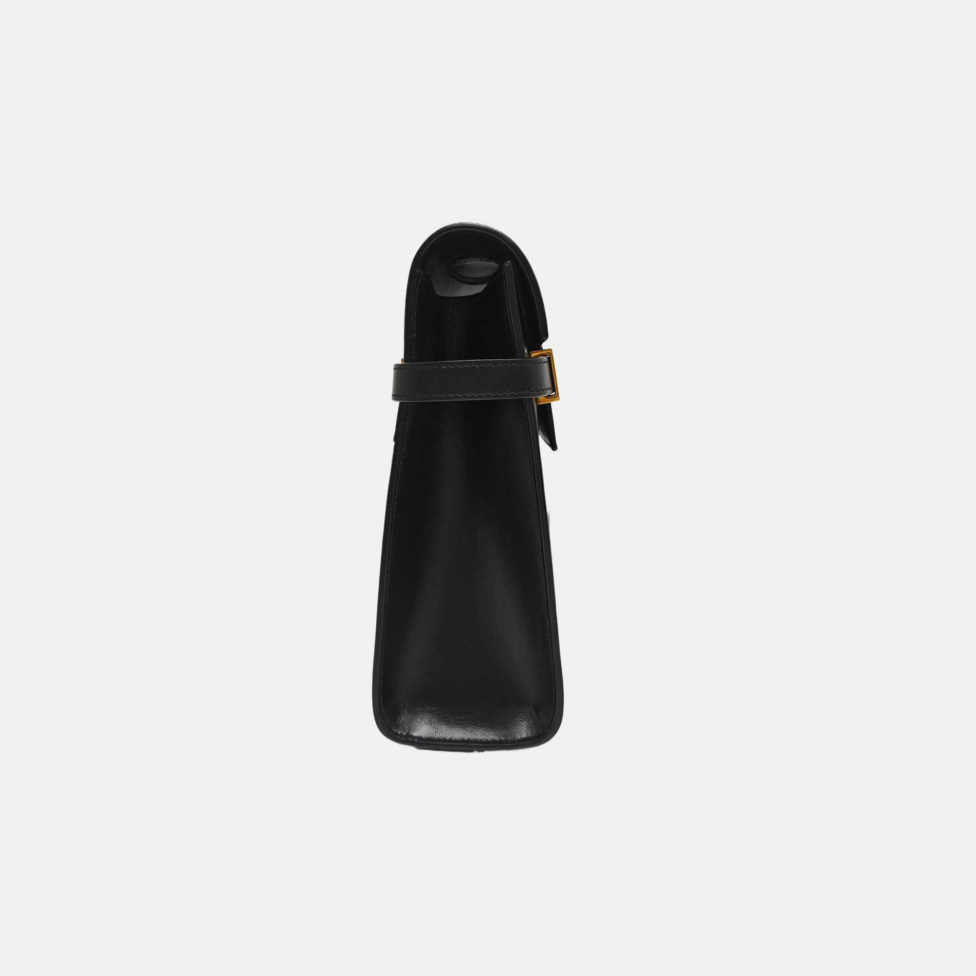MANHATTAN Medium Calfskin Black