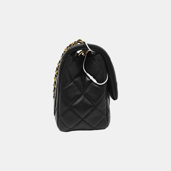 CLASSIC FLAP Mini Quilted Lambskin Black