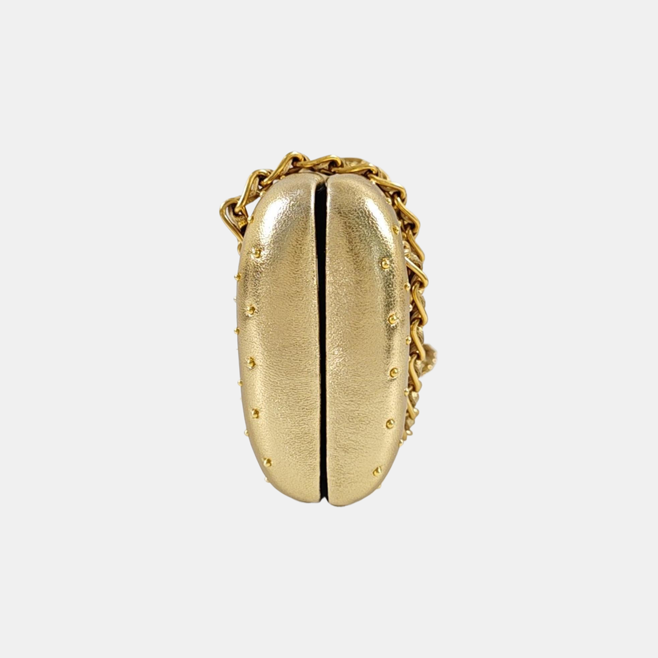 Calfskin Shoulder Bag Gold