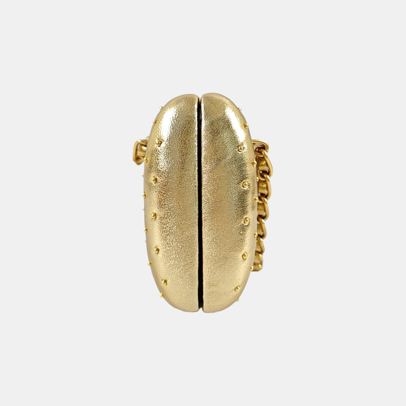 Calfskin Shoulder Bag Gold