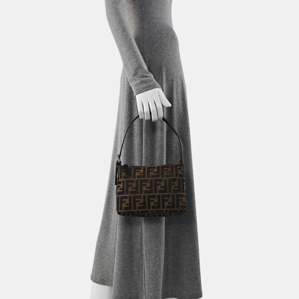 Canvas Shoulder Bag Brown