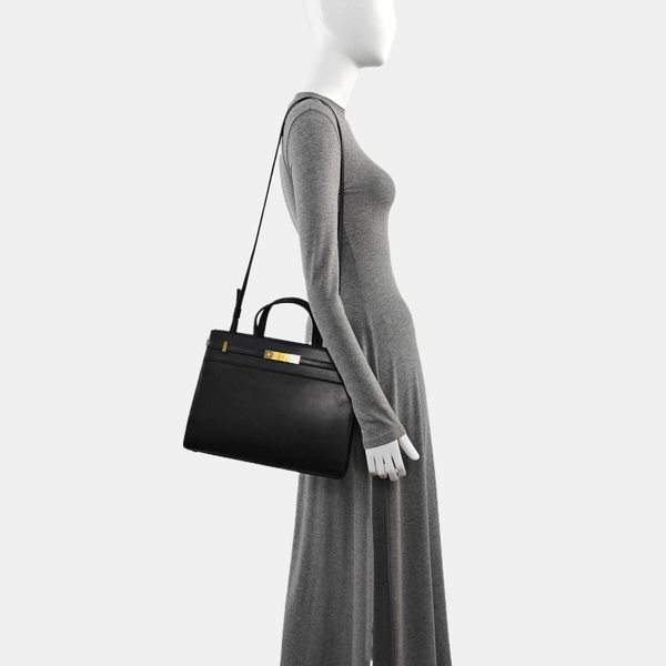 MANHATTAN Small Calfskin Black