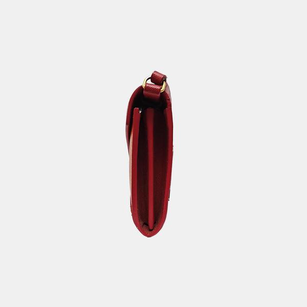 Calfskin Shoulder Bag Red