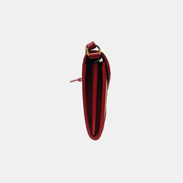 Calfskin Shoulder Bag Red