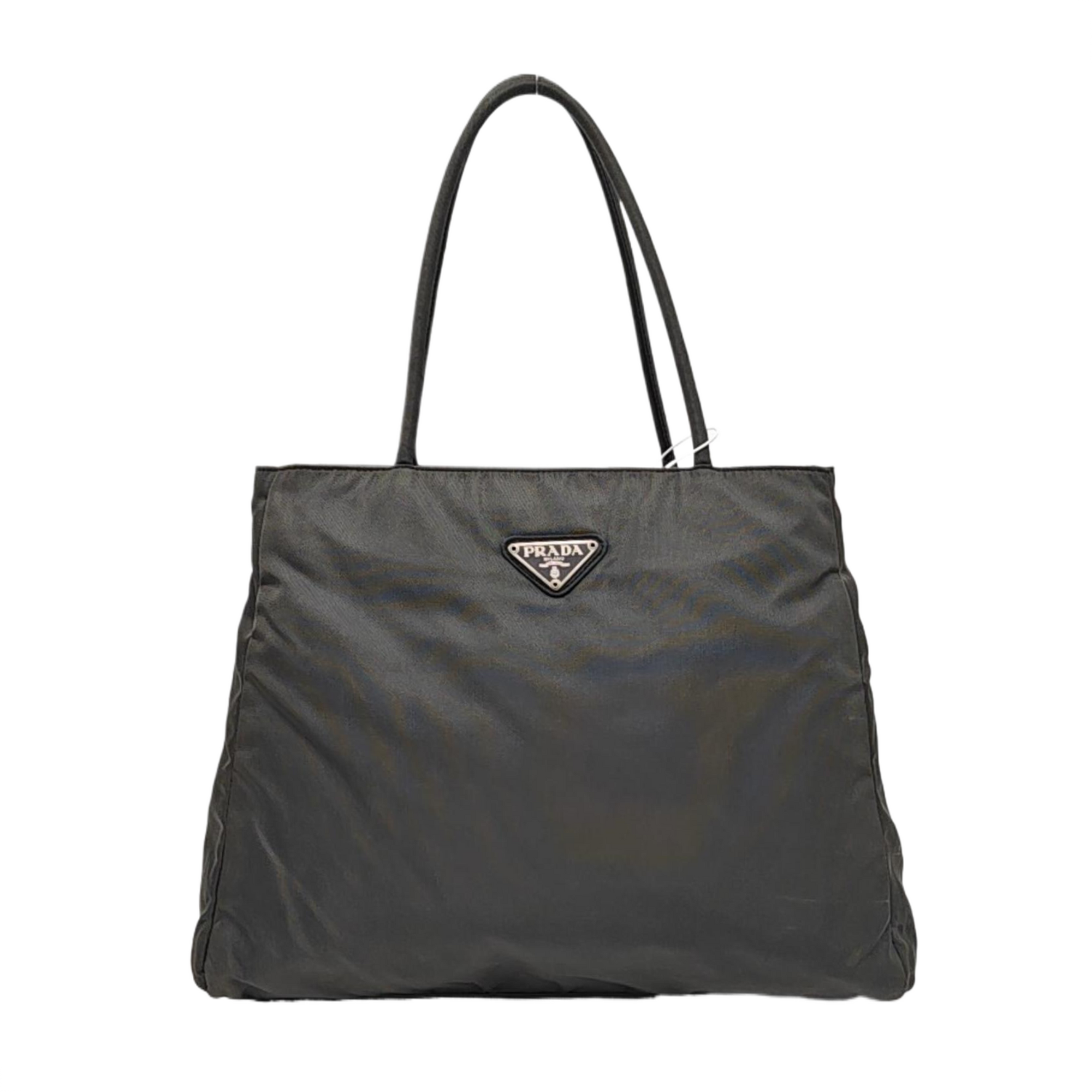 Nylon Top Handle Bag Green