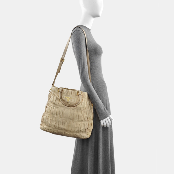 Gaufre Calfskin Beige