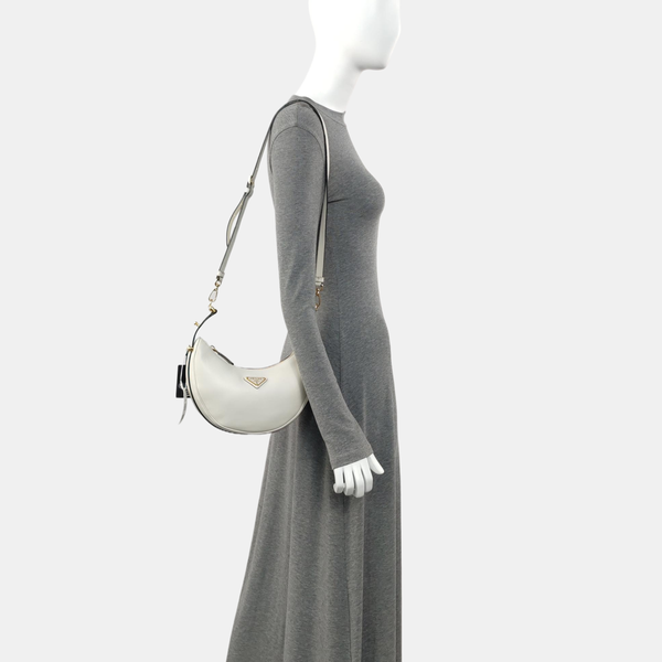 Calfskin Shoulder Bag White