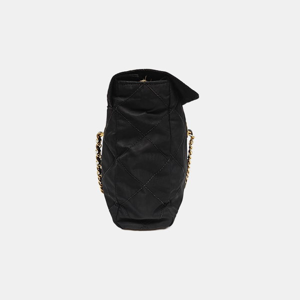 Nylon Quilted Nylon Black