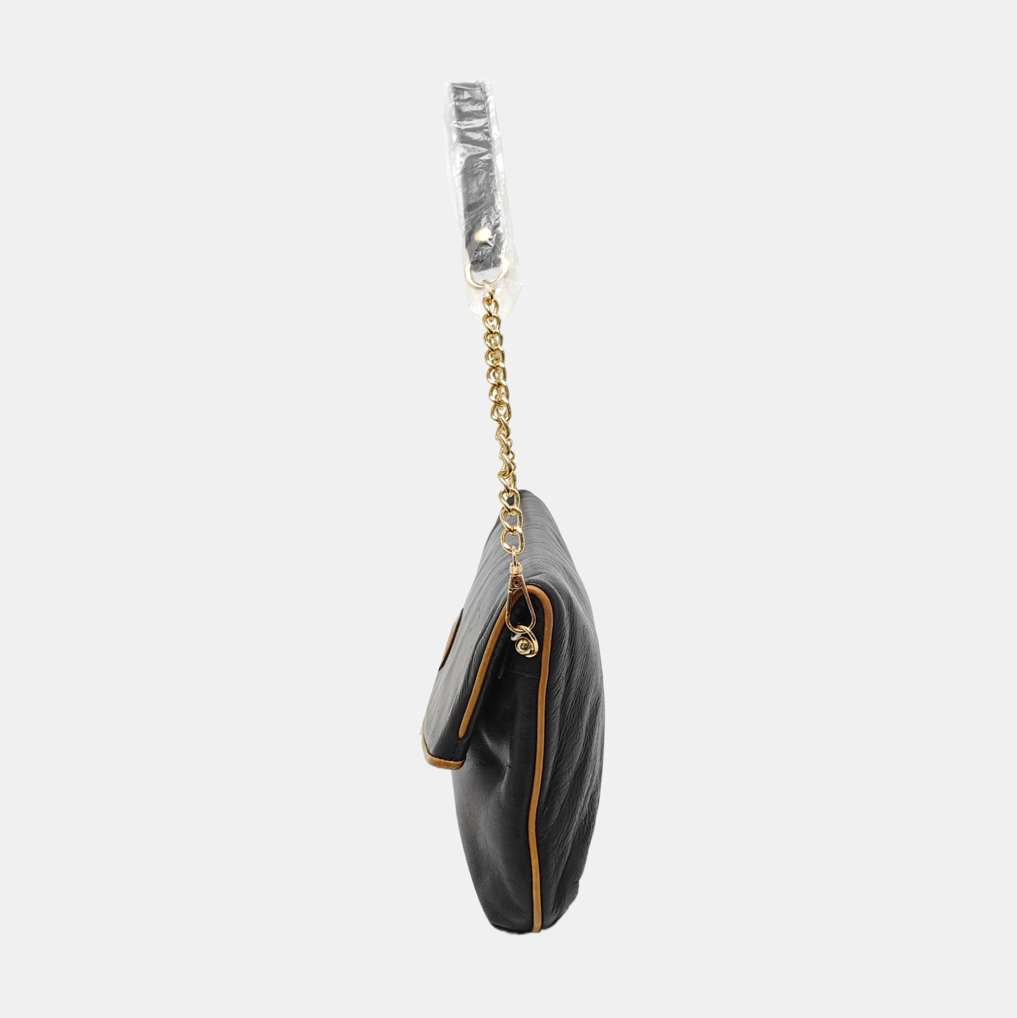 MACADAM CLUTCHES Calfskin Black