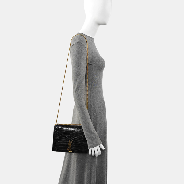 CASSANDRA Medium Calfskin Black