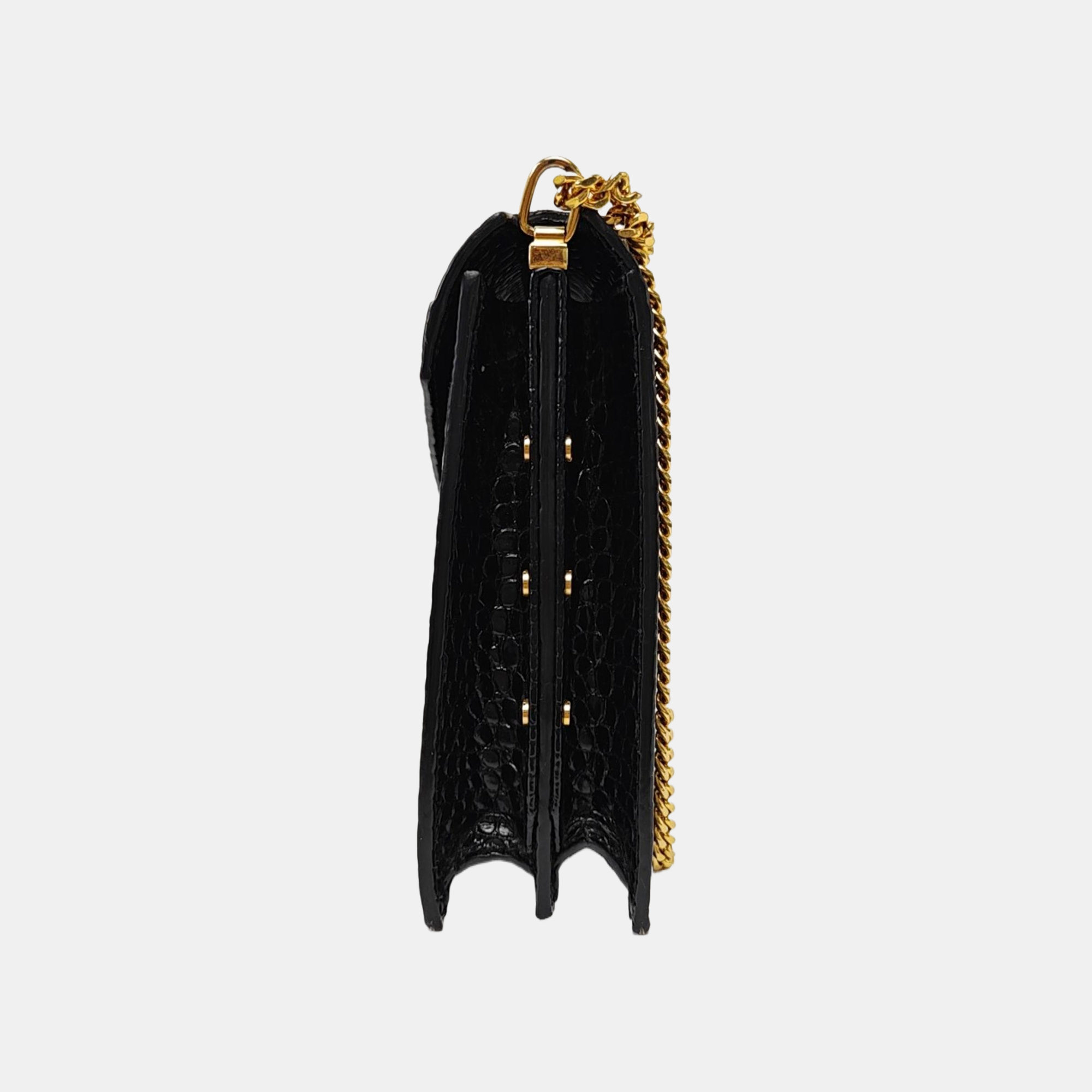 CASSANDRA Medium Calfskin Black