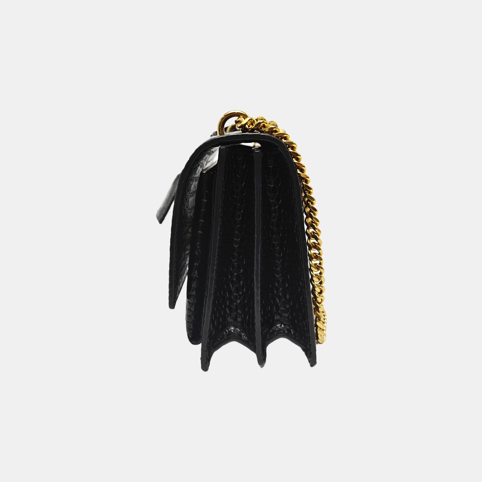 SUNSET Medium Calfskin Black
