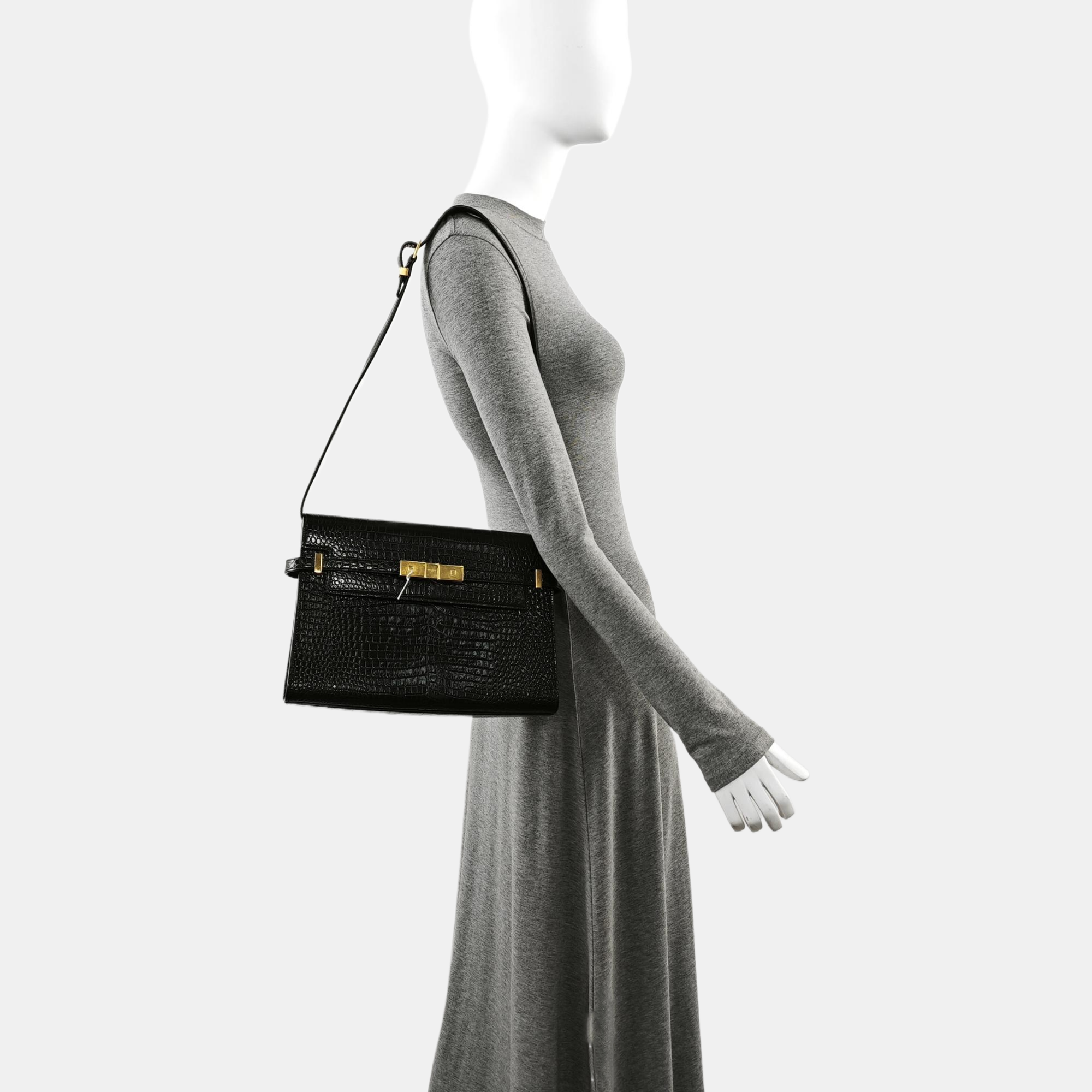 MANHATTAN Calfskin Black