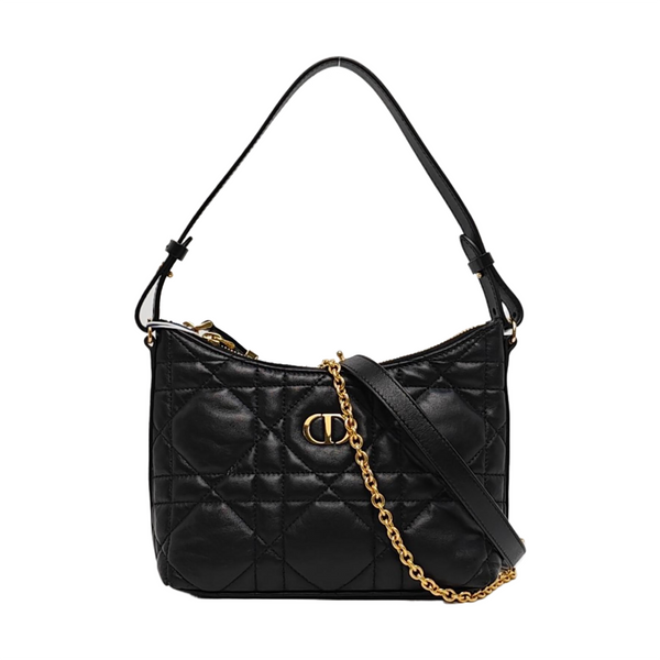 Miss Caro Mini Cannage Lambskin Black