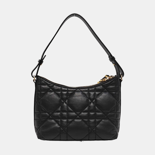 Miss Caro Mini Cannage Lambskin Black