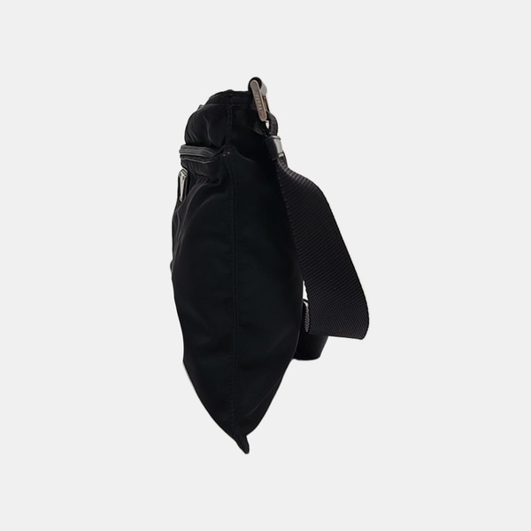 Nylon Shoulder Bag Black