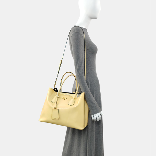 Calfskin Tote Bag Yellow