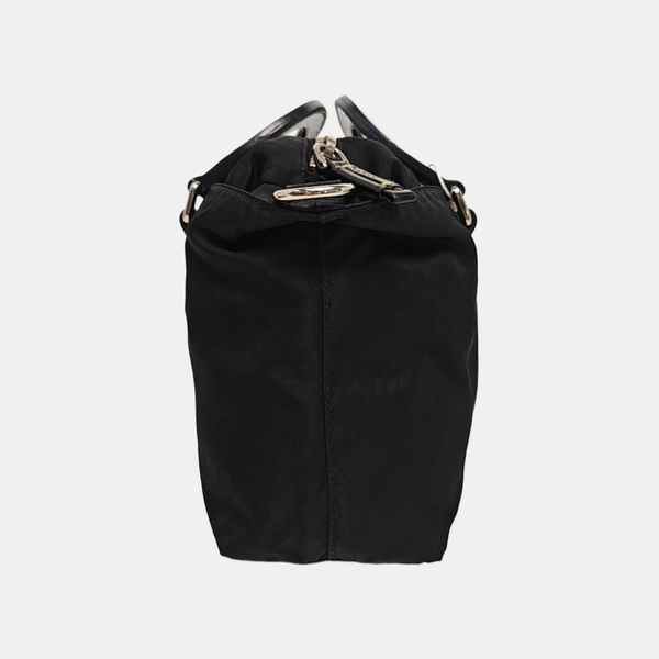 Nylon Shoulder Bag Black