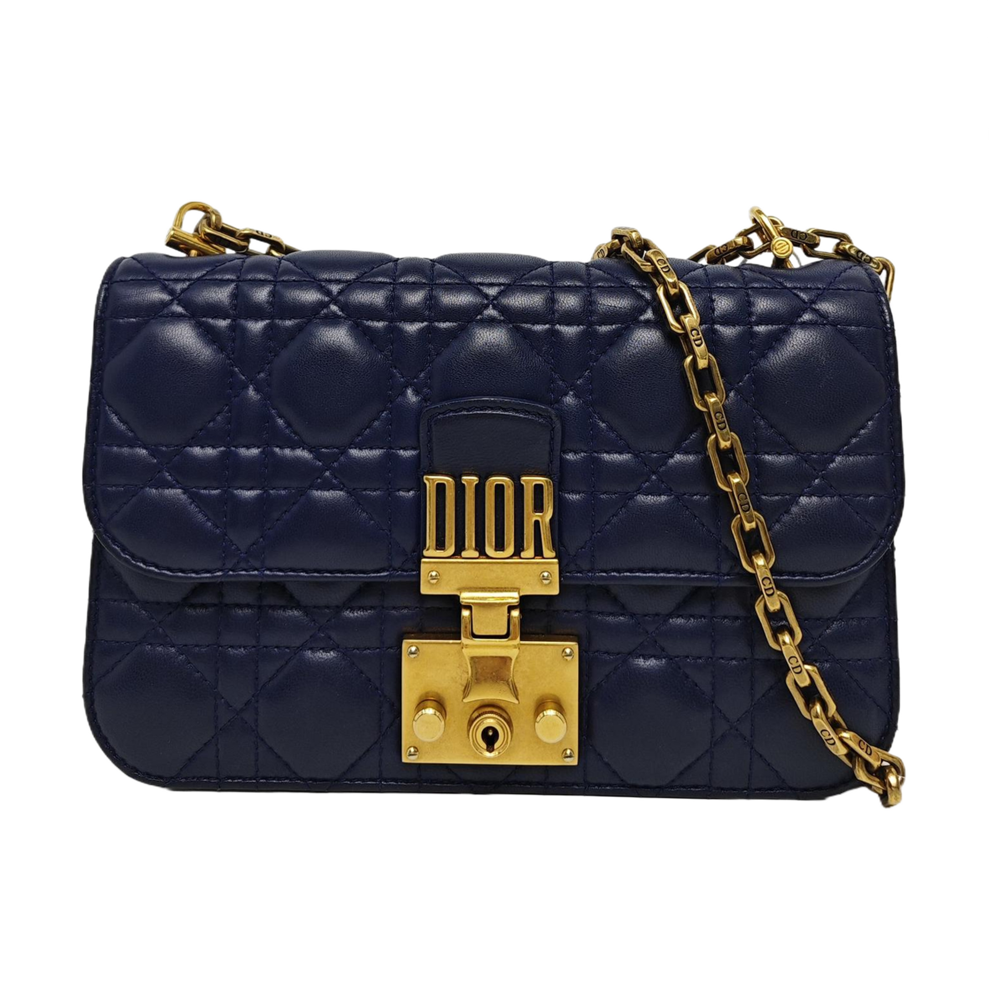 Dioraddict Cannage Lambskin Blue