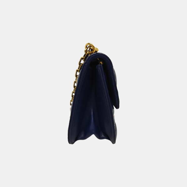 Dioraddict Cannage Lambskin Blue