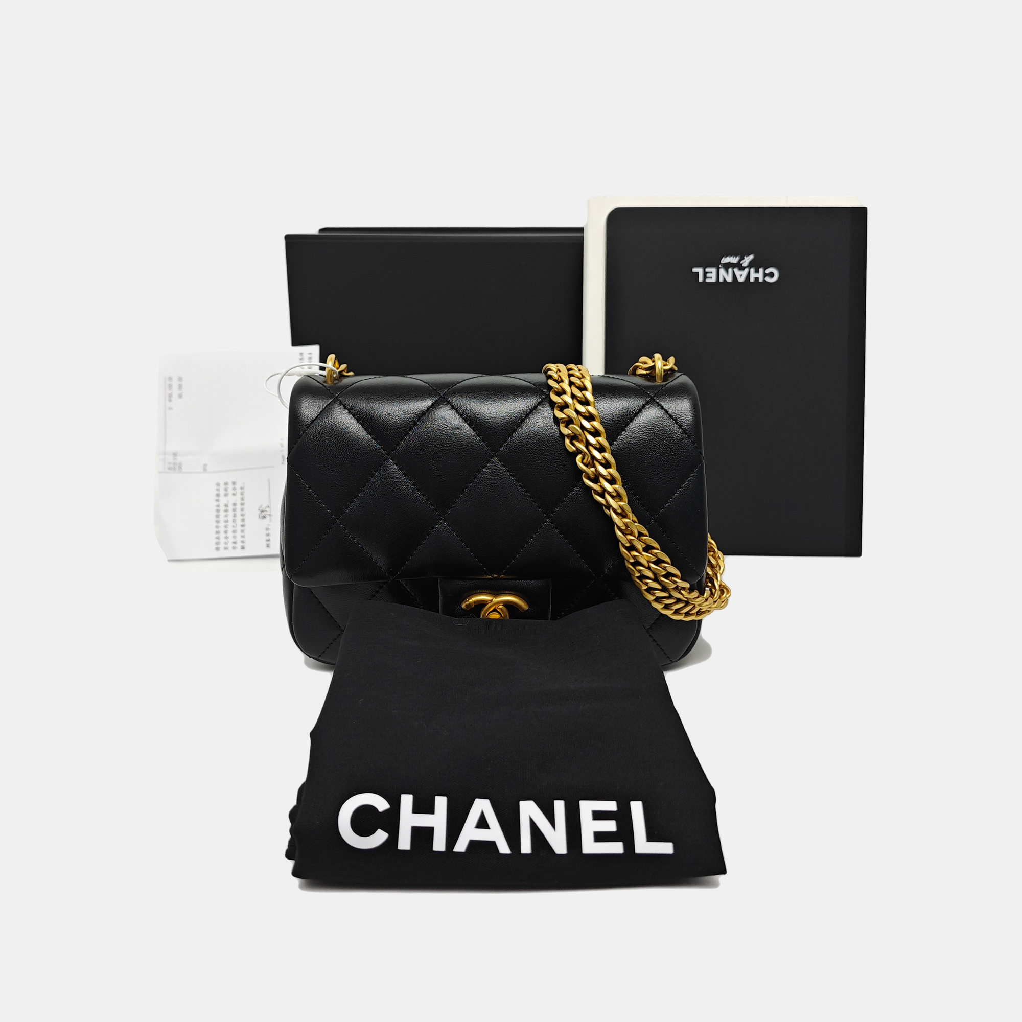 CLASSIC FLAP Mini Quilted Lambskin Black