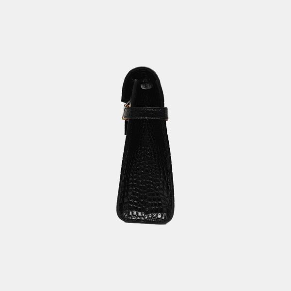 MANHATTAN Medium Calfskin Black