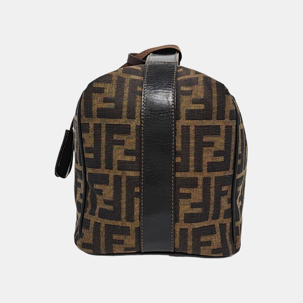 Canvas Top Handle Bag Brown
